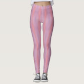 Leggings Dames pattes roses et violettes (Devant)