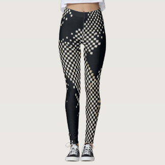 Leggings Damier Fracturé