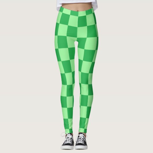 Leggings Damier Vert (Devant)