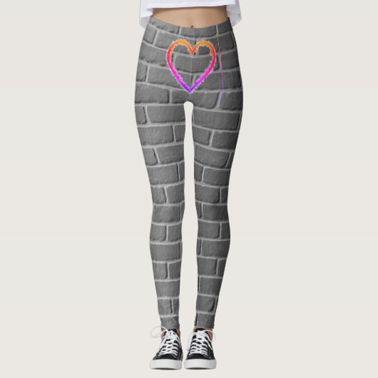 Leggings d'amour dur (Devant)
