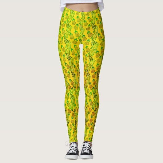 Leggings d'ananas (Devant)