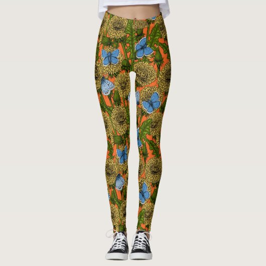 Leggings Dandelion medow (Devant)