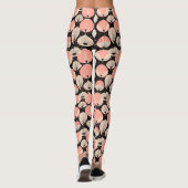 Leggings Dandelions -Mi-siècle- Design moderne rétro (Dos)