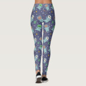 Leggings d'animaux spatiaux cool (Dos)