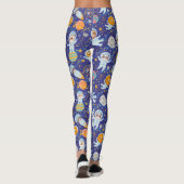 Leggings d'animaux spatiaux cool (Dos)