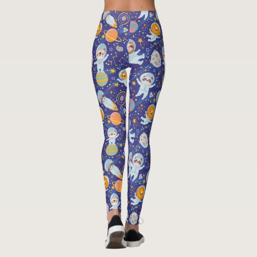 Leggings d'animaux spatiaux cool (Dos)