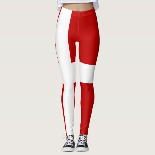 Leggings Dannebrog Drapeau Danois (Devant)