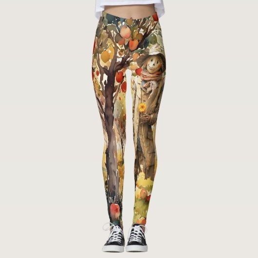 Leggings Dans L'Orchard D'Apple (Devant)