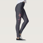 Leggings Dans une jambe de coeur (Droite)