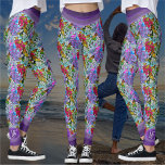 Leggings Danse à motifs avec fleurs et papillons PV01<br><div class="desc">Peinture Collection "Dancing with Flowers & Butterflies PV01" Personnalisez la page du produit ou cliquez sur le bouton "Personnaliser" pour obtenir plus d'options de conception. Le dessin de mon tableau "Dancing with Flowers & Butterflies PV01" capture une scène avec des danseurs de fêtes mexicains de Puerto Vallarta, Mexique. J'ai eu...</div>
