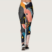 Leggings Danse cosmique Abstraite (Dos)