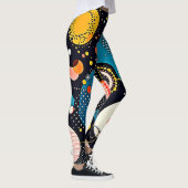 Leggings Danse cosmique Abstraite (Droite)