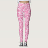 Leggings Danse de bal rose (Devant)