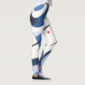 Leggings Danse de cote circulaire Abstraite (Droite)