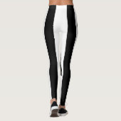 Leggings Danse de mariage d'amour de squelette rayé (Dos)