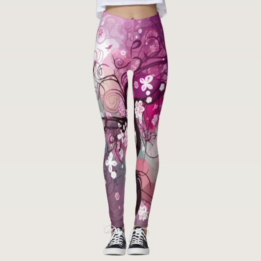 Leggings Danse Enchantée Cherry (Devant)
