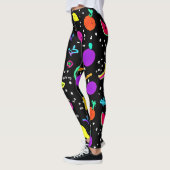 Leggings Danse énergique de fruits néons (Gauche)