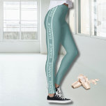 Leggings Danse réchauffer les jambes pour danser<br><div class="desc">Étouffante jambières de sauge pour cours de danse. Légendes de danseuse rose pour ballet,  jazz,  contemporain.</div>