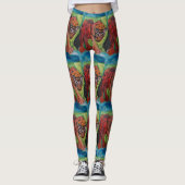 LEGGINGS DANSER PAR L'ARTISTE PAULA REILLY. (Devant)
