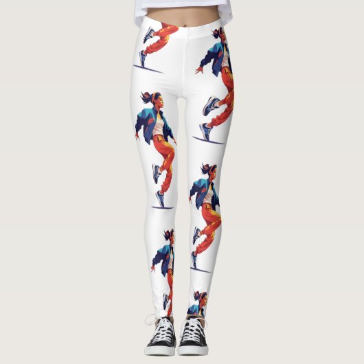 Leggings Danseuse Hip hop Thunder_Cove (Devant)