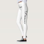 Leggings danseuse noire en blanc (Gauche)
