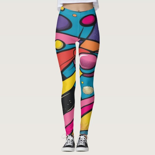 Leggings Danseuse rétro | (Devant)