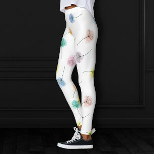 Leggings Dansons Motif floral aquarelle
