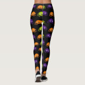 Leggings d'araignée multicolore Halloween (Dos)