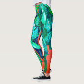 Leggings d'Arbre-Argent Vibrant (Gauche)