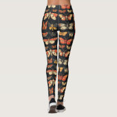 Leggings Dark Academia Victorian Gothic Moth Specimens (Dos)