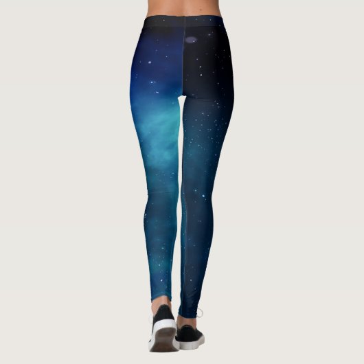 Leggings Dark blue Galaxy (Dos)