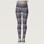 Leggings Dark Mark Geometric Icon Pattern (Devant)