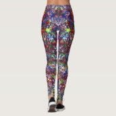 Leggings d'art Abstrait (Dos)