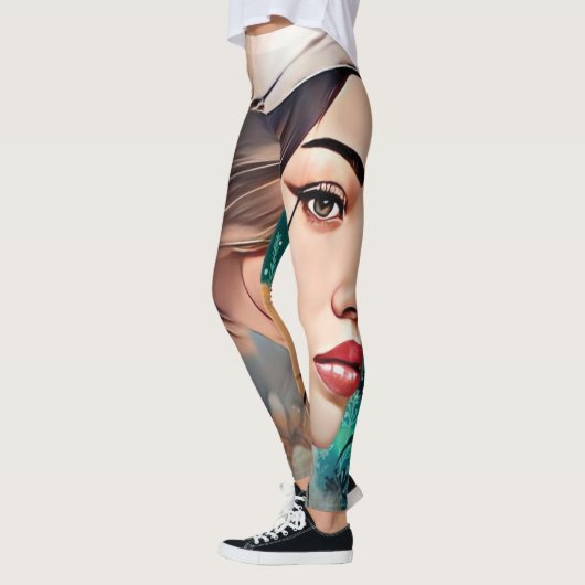 Leggings d'art Abstrait (Gauche)