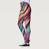 leggings d'art abstrait. (Gauche)