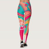 Leggings d'art Abstrait (Dos)