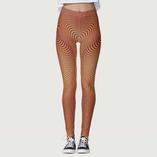 Leggings d'art Abstrait (Devant)