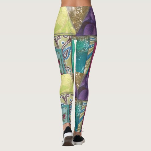 Leggings d'art Abstrait (Dos)