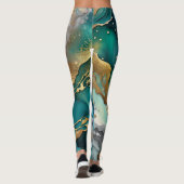 Leggings d'art Abstrait - Élégant impression en ma (Dos)