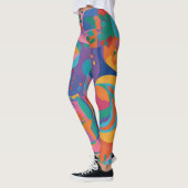 Leggings d'art Abstrait inspirés par Matisse (Gauche)