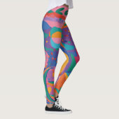 Leggings d'art Abstrait inspirés par Matisse (Droite)