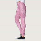 Leggings d'art Abstrait rose (Gauche)