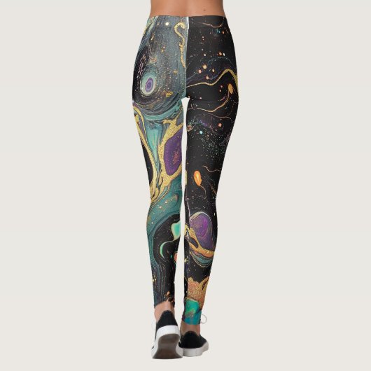 Leggings d'art Abstraits (Dos)