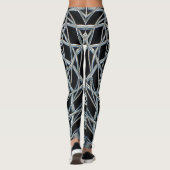Leggings d'art Abstraits avec motif audacieux. (Dos)