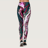 Leggings d'art Abstraits sur le mercure (Dos)