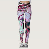 Leggings d'art Abstraits sur le mercure (Devant)