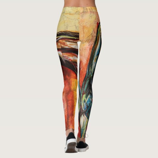 Leggings d'art "Blue and Gus" (Dos)