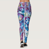 Leggings d'art coloré Abstraits (Dos)