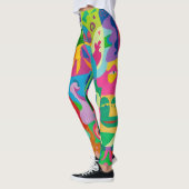 Leggings d'art coloré pour femmes (Gauche)
