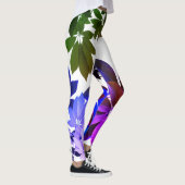 Leggings d'art de Leaes tropicaux (Droite)
